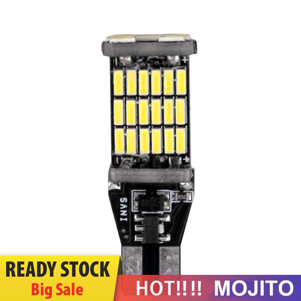 MOJITO T15 W16W LED Car Reverse Light Bulb Canbus 4014 45 SMD 12V Turn Signal Lamp