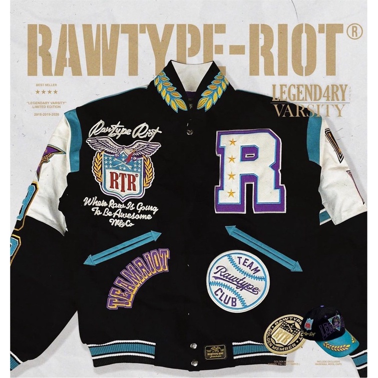 VARSITY LEGENDARY 4 RAWTYPE RIOT