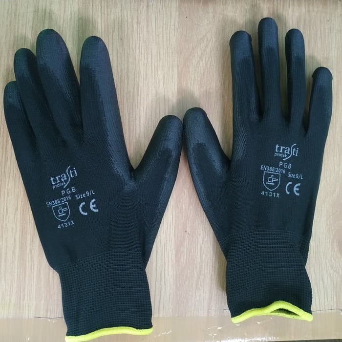 SARUNG TANGAN PALM FIT / GLOVE POLYSTER - TRASTI ( SEPASANG )