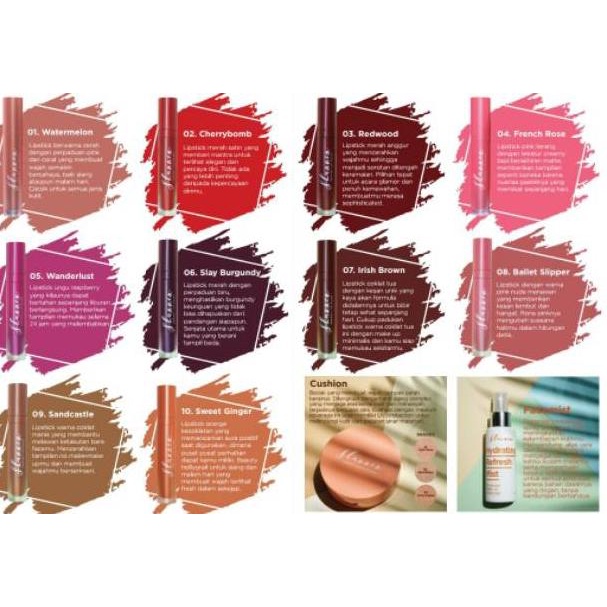 [PRODUK 87FYV] Shannen Lipstik - Shannen Creamy Lip Paint | No 01-15 S00