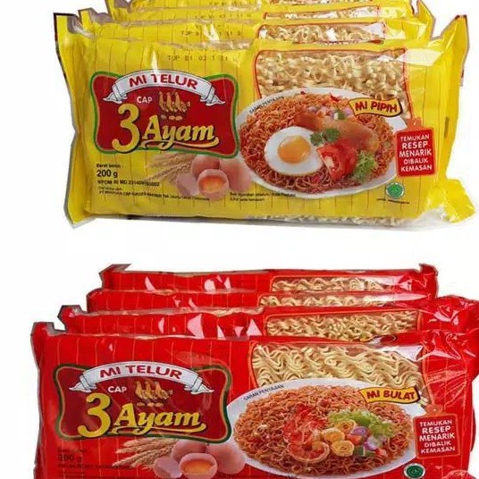 

MIe TELUR Mie Instan CAP 3 AYAM 200gr