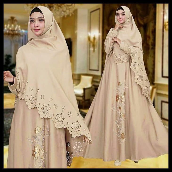 Setelan Wanita Muslim Syari / Gamis Setelan Hijab Syari