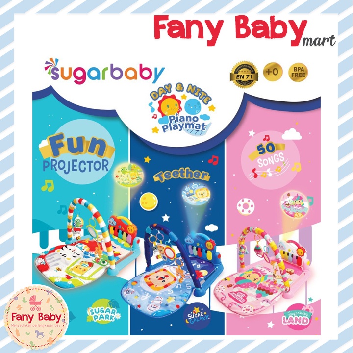 SUGAR BABY DAY &amp; NITE PIANO PLAYMAT