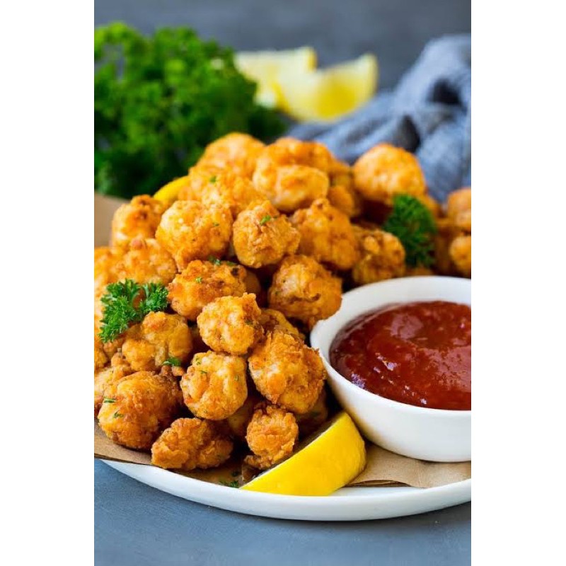 

fried shrimp popcorn udang pop goreng tepung crispy renyah