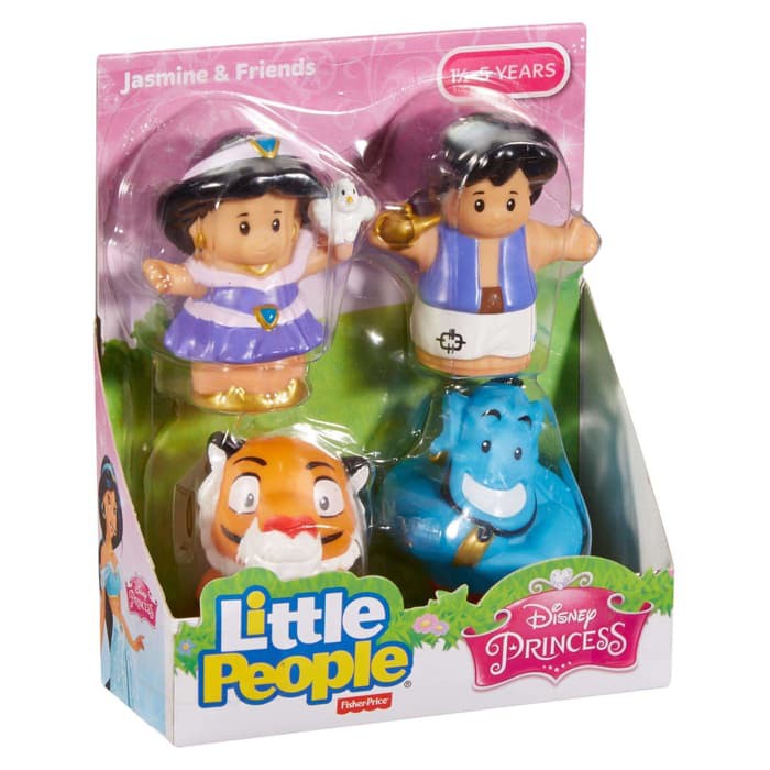 FISHER PRICE LITTLE PEOPLE Disney Princess Jasmine & Friends Aladdin