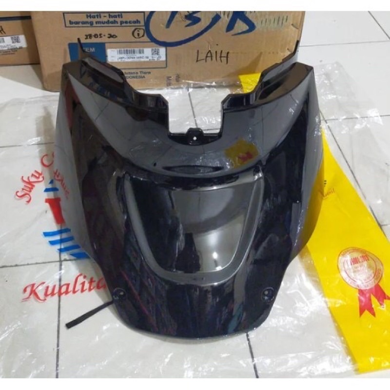 cover tutup mesin scoopy esp new scoopy donat ring12 2018 2019 warna hitam Honda