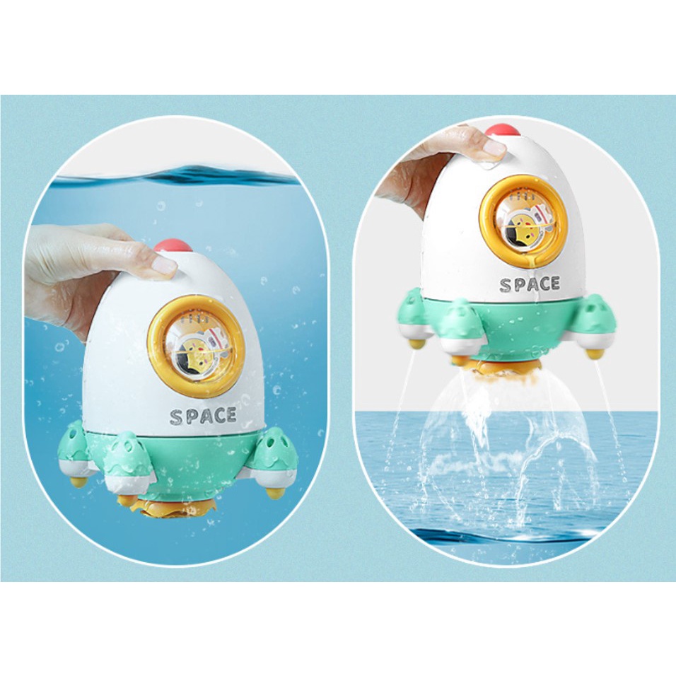 Mainan Mandi Bayi ROTARY ROCKET JET - Baby Bath Toys