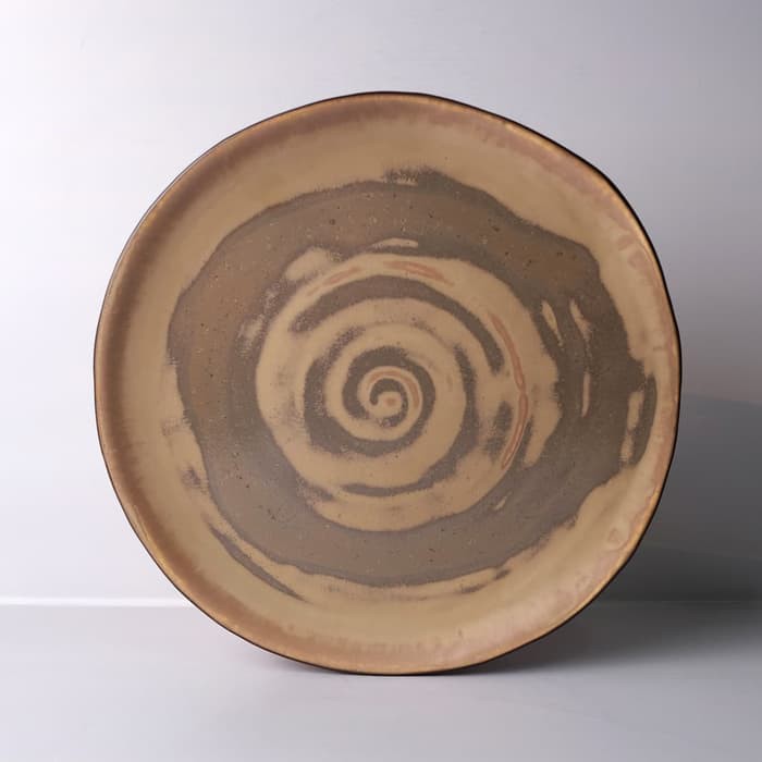 Brown Mosaic 10" Dinner Plate / Piring Makan / Cantik / Unik
