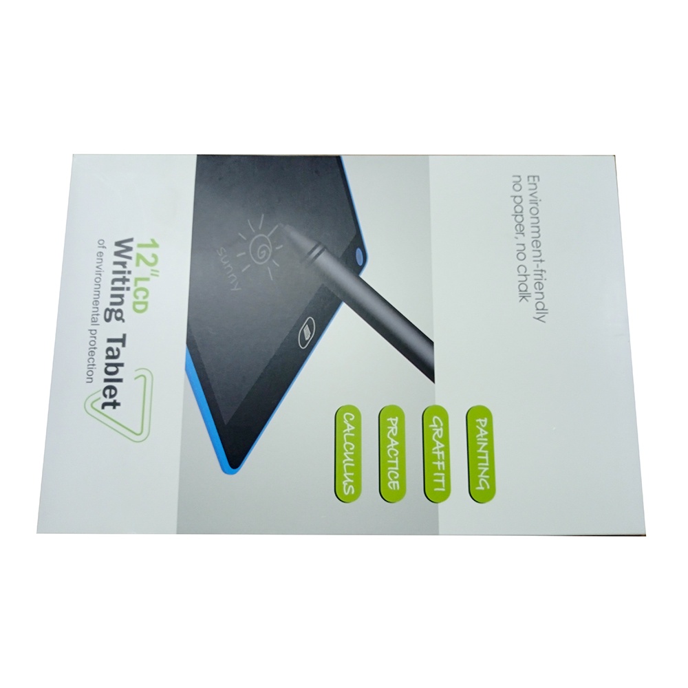 Papan Gambar Digital Monochrome LCD Drawing Graphics Tablet 12 Inch - AAH004 - Black