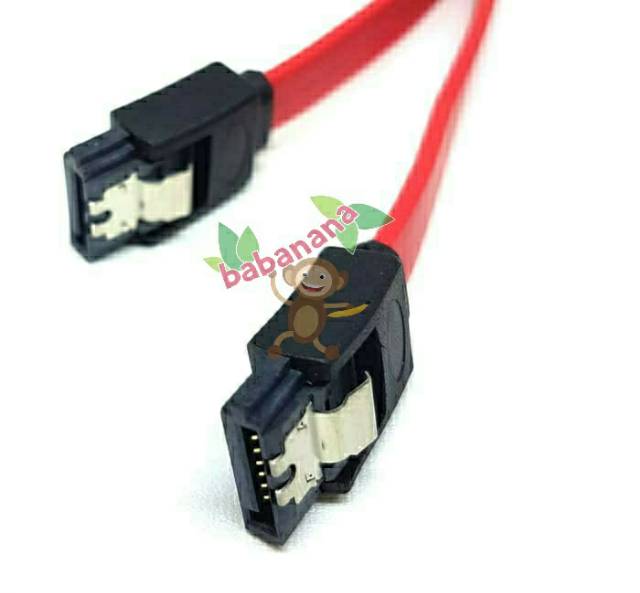 Kabel Sata 3 III 6Gbps Klip Besi Straight Lurus