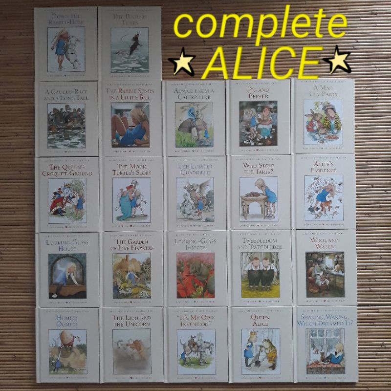 The Complete Alice Hardcover Lewis Carrol Illustrated by Helen Oxenbury Alice's Adventure in Wonderl