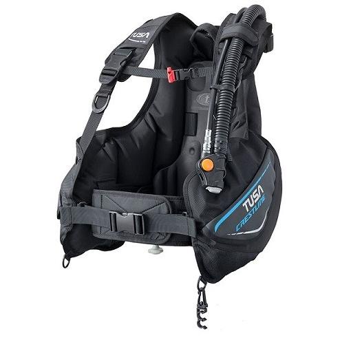 Paket BCD Set Tusa Crestline Scuba Diving Regulator Octopus Console 2