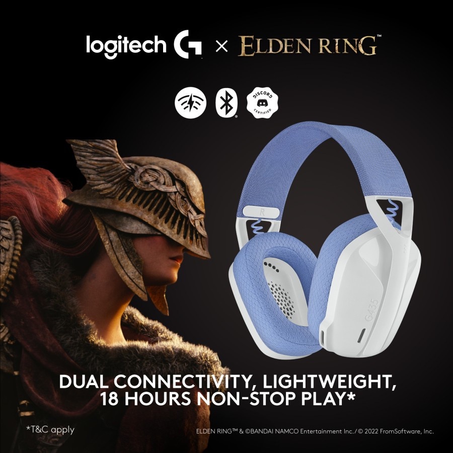 Logitech G435 Lightspeed Wireless Bluetooth Gaming Headset