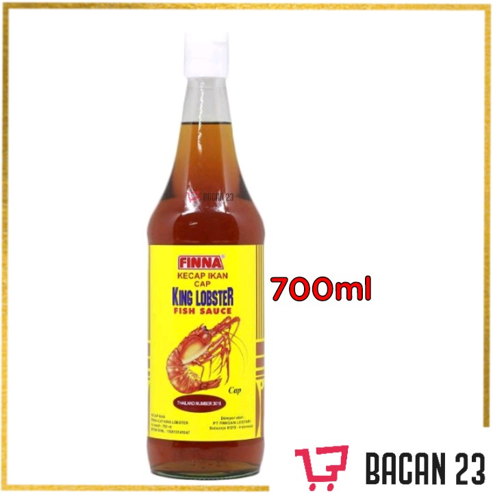 

Finna Kecap Ikan Cap King Lobster (700ml) / Saos Kecap Ikan Botol Besar / Bacan 23 - Bacan23