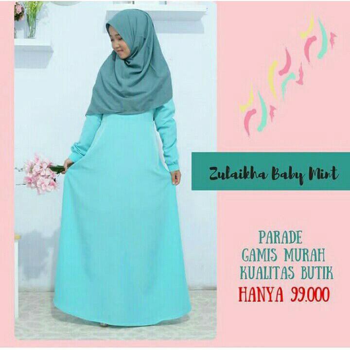 Keren Gamis Polos Gamis Zulaikha Murah Gamis New SALE Syari Gamis Lebaran SAE Gamis by