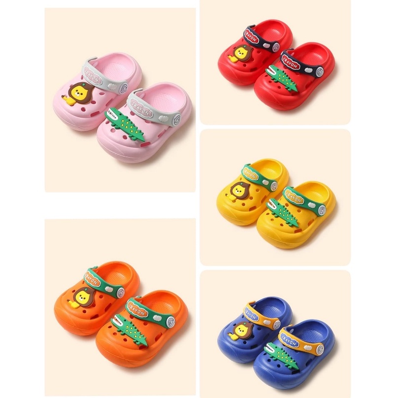 Sandal Anak/ Sepatu sandal Anak/Sandal Slip On Karet Anak/ CR1