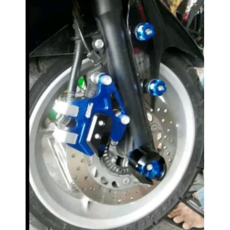 Paketan variasi motor satu set cover  kaliper jalu AS  dan baut spakbor Nmax_aerox 155