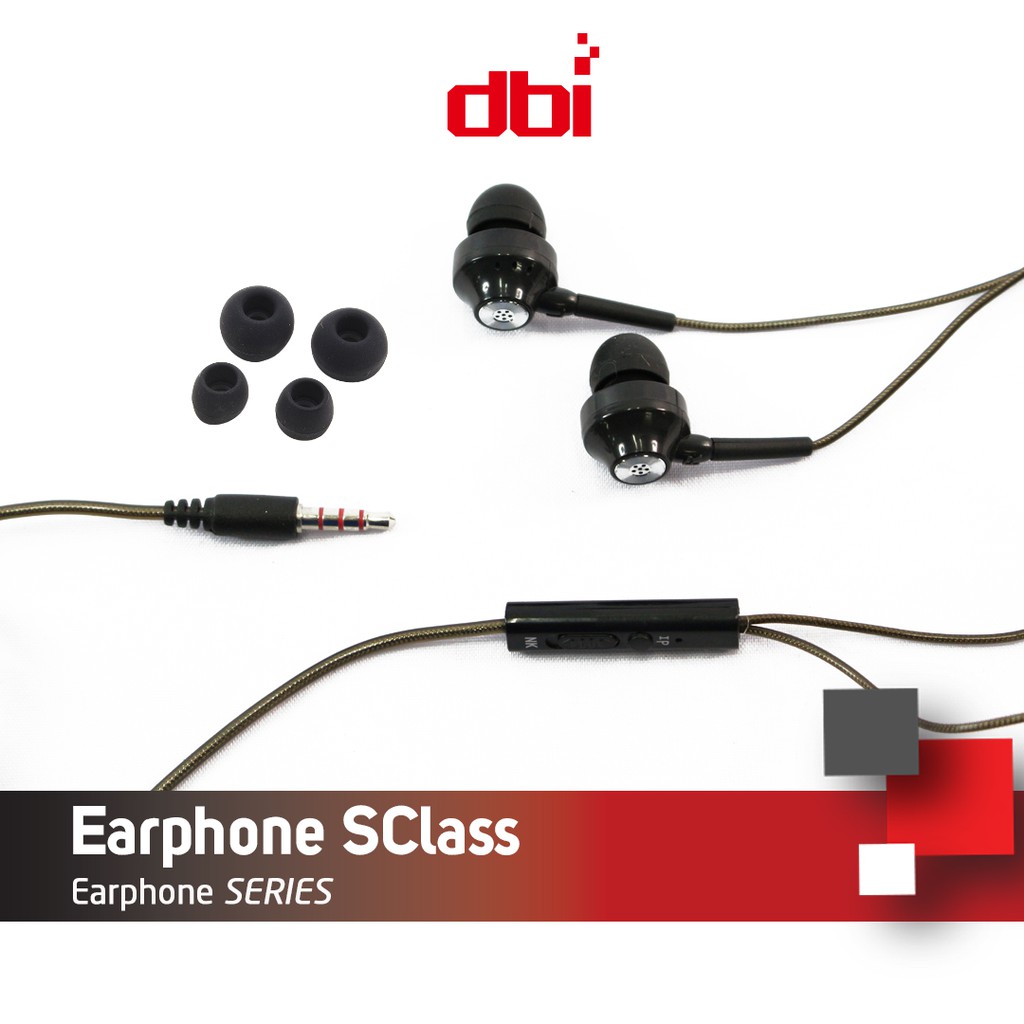 Stereo Headset - Earphone - Handsfree in Ear Universal Bass MASTER S Class