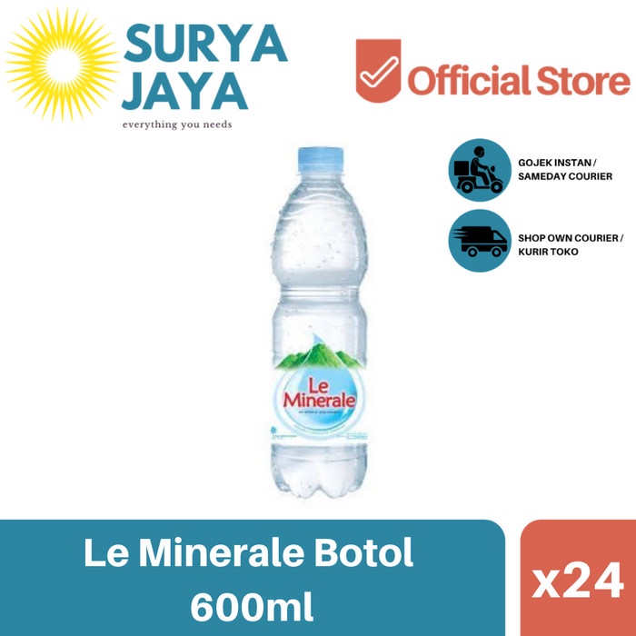 

Distributor Le Minerale Botol 600ml (Isi 24 pcs) -Air Mineral