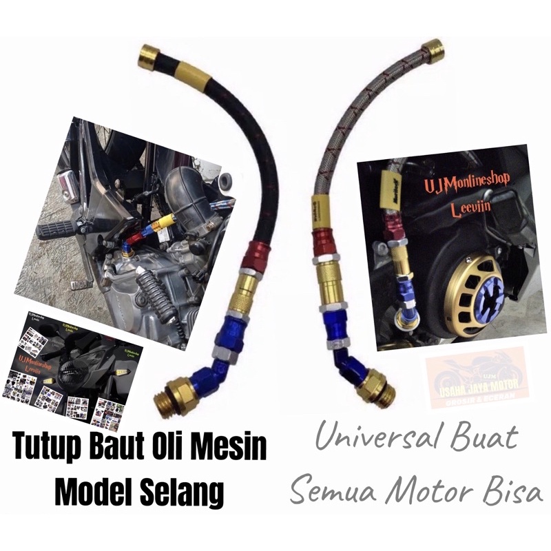 Tutup Oli Mesin Variasi Selang Oli Mesin Model Psi Universal Semua Motor