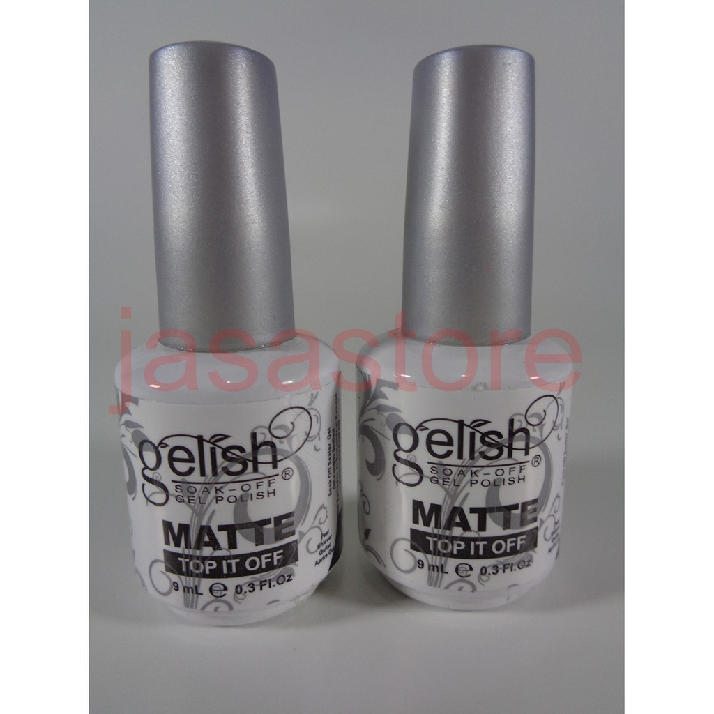gelish harmony matte top coat / kutek gelish matte top coat
