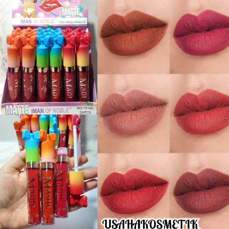 BEST SELLER LIP GLOSS MATTE  LOVE ME UNICORN | LIP GLOSS MAGIC 10ML PER6PCS NO.7883-03A | 1014E