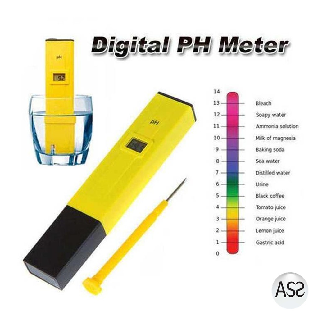 ASS Shop - Alat Ukur Uji PH Meter Tester Pen Air Minum/Akuarium - PH-2016