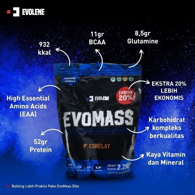 Evomass 5 Lbs Mass Gainer BPOM HALAL