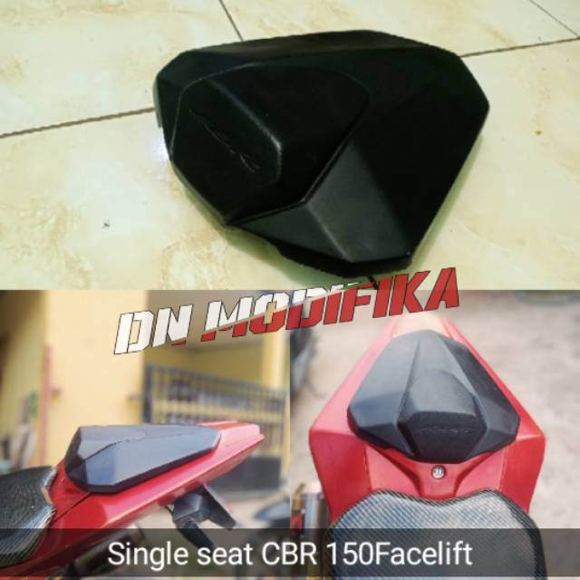 Cover jok belakang CBR Single seat CBR 150 Facelift tutup jok CBR 150 Facelift