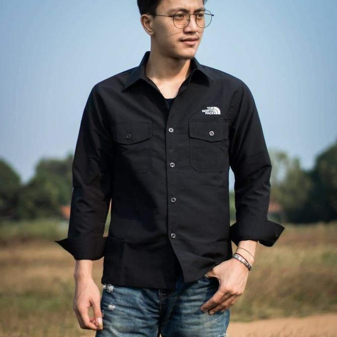 Kemeja lapangan kemeja pdl kemeja gunung kemeja casual TNF no rei