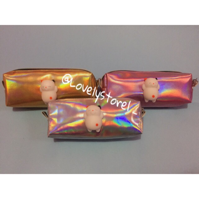 

Pencil case hologram squishy tempat pensil hologram squishy tempat pensil squishy hologram pouch