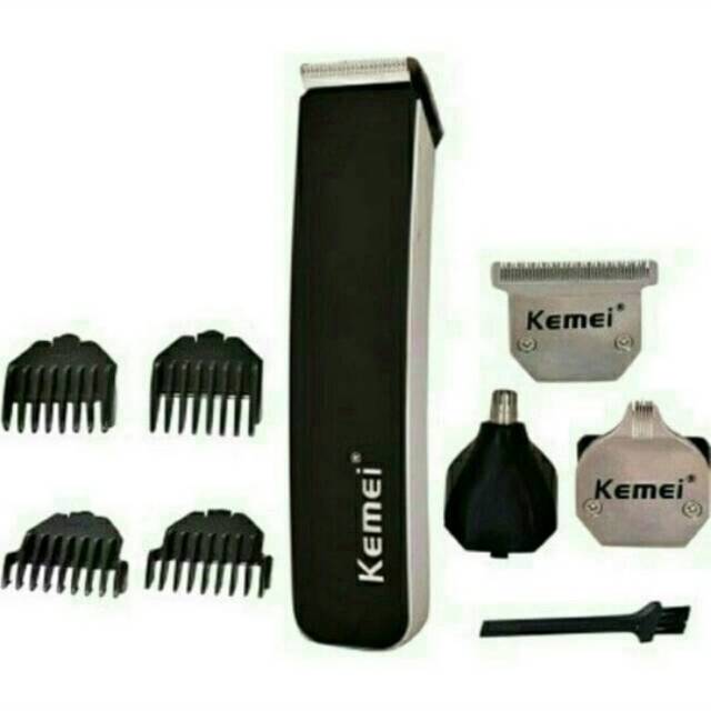 Cliper Kemei KM-3590 5in 1 Recharger alat cukur rambut