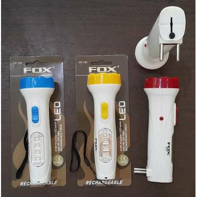 Senter Fox 106 Senter Cas Fox 106 Senter charge rechargeableemergency fox lampu darurat jalan campin