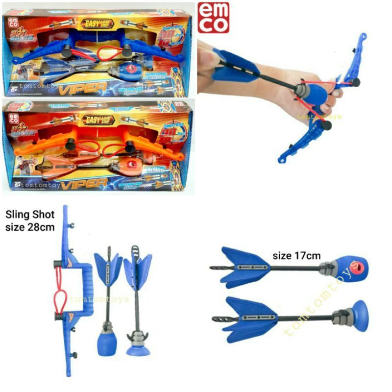 Mainan anak laki laki panah panahan model viper hot shots original emco viper hotshots mainan panah 