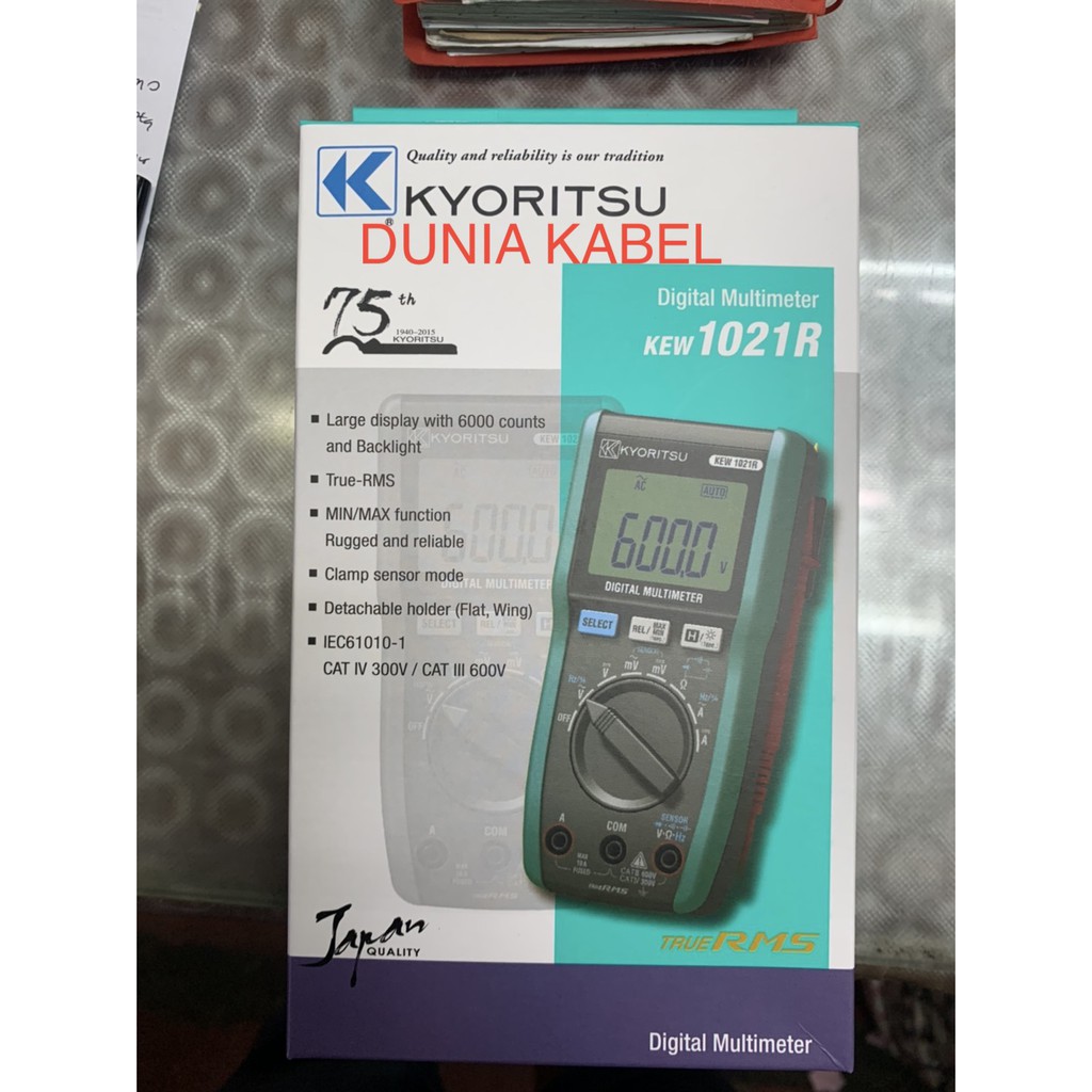 Digital Multimeter Multitester Kew 1021R Kyoritsu 1021 R