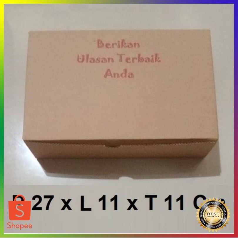 

Super Hot! KOTAK KARDUS BOX PACKING TANPA ISOLASI STAPLES SIZE P 27 x L 11 x T 11 TSC416 Best Product