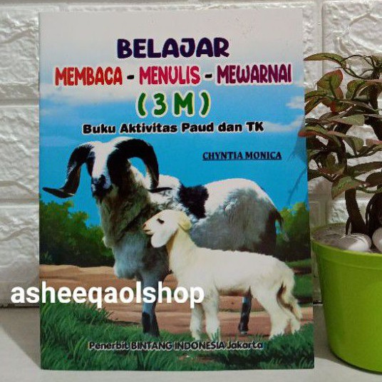 Buku Belajar Membaca Menulis Mewarnai Buku Aktivitas Paud dan Tk