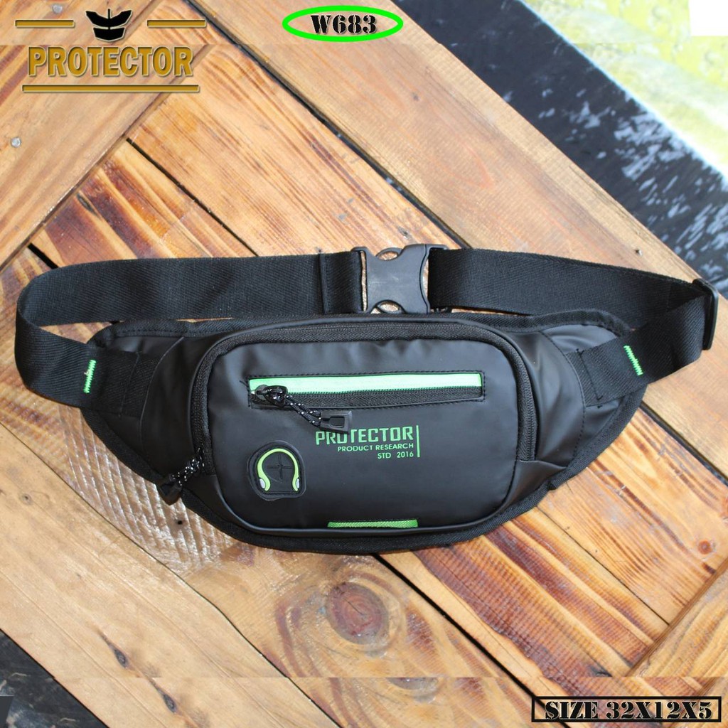 Tas Selempang Anti Air Terbaru 2020 Tas Waistbag Unisex Keren Masa Kini Tas Slempang Pria Wanita PCR
