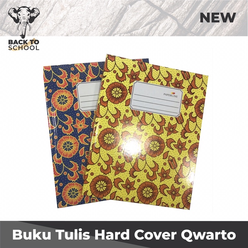 Buku paperline | buku tulis hard Cover qwarto paperline