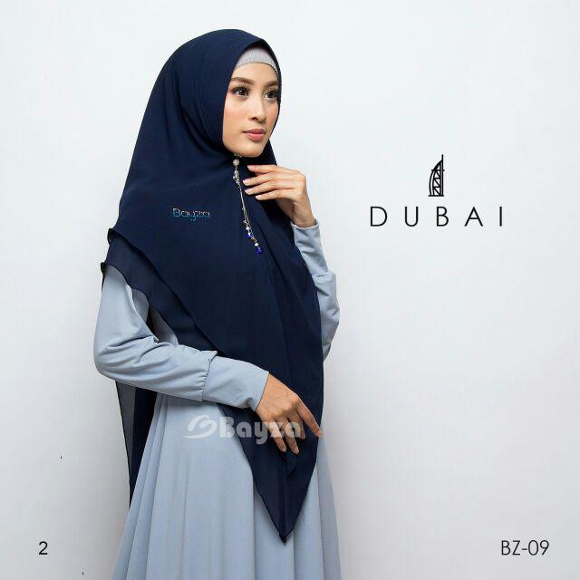 CLEARANCE SALE !!! Khimar Dubai ORIGINAL BAYZA HIJAB-navy