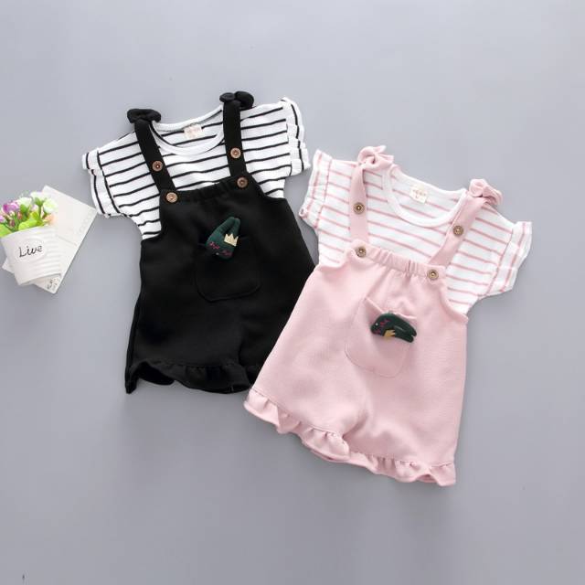 Baju overall celana anak perempuan