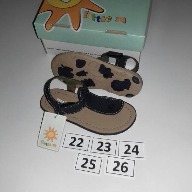 JIMY51N Little M sandal tali anak laki laki branded matahari