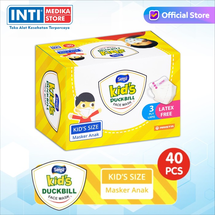 Sensi - Masker Anak Sensi Duckbill 3 Ply Masker Sensi Masker Medis #98