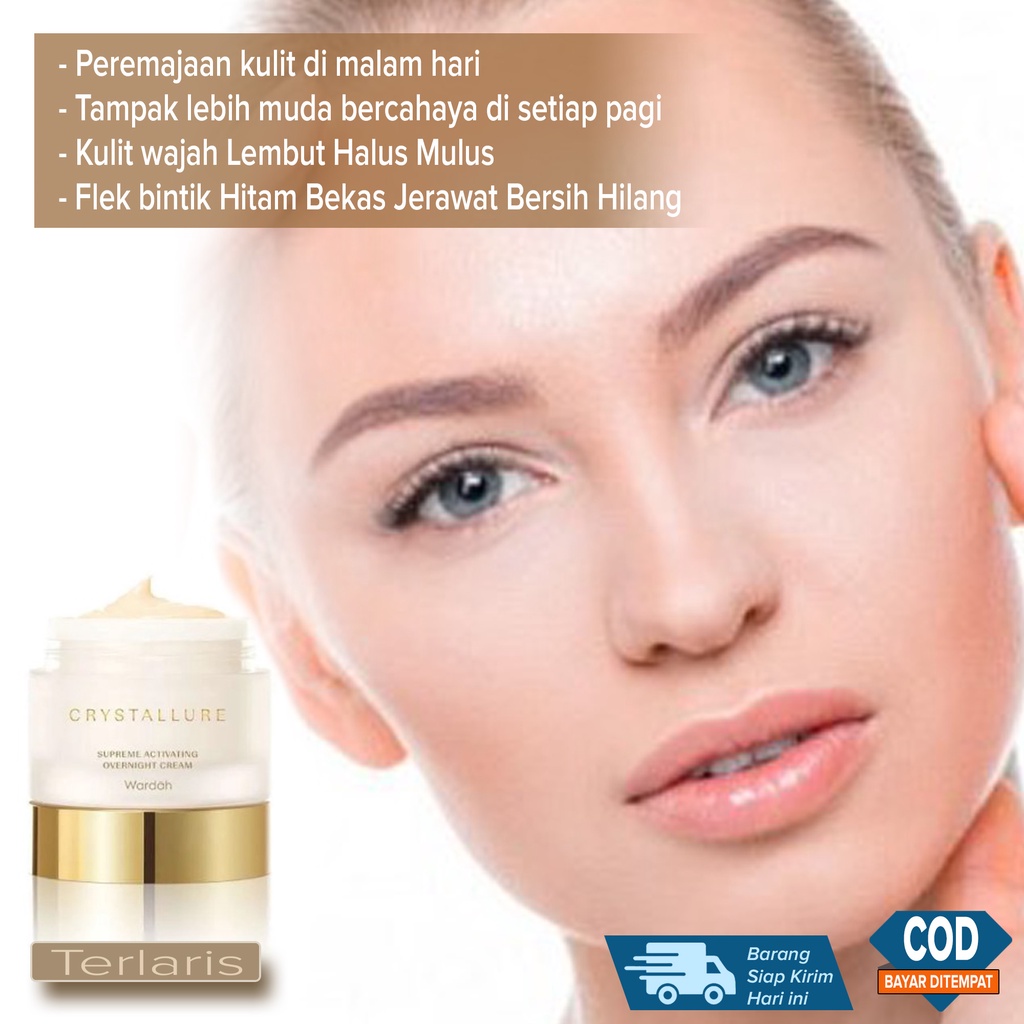 Cream malam Pembersih Flek Noda Hitam Noda Bekas Jerawat Mencerahkan Melembabkan Mengencangkan Cegah