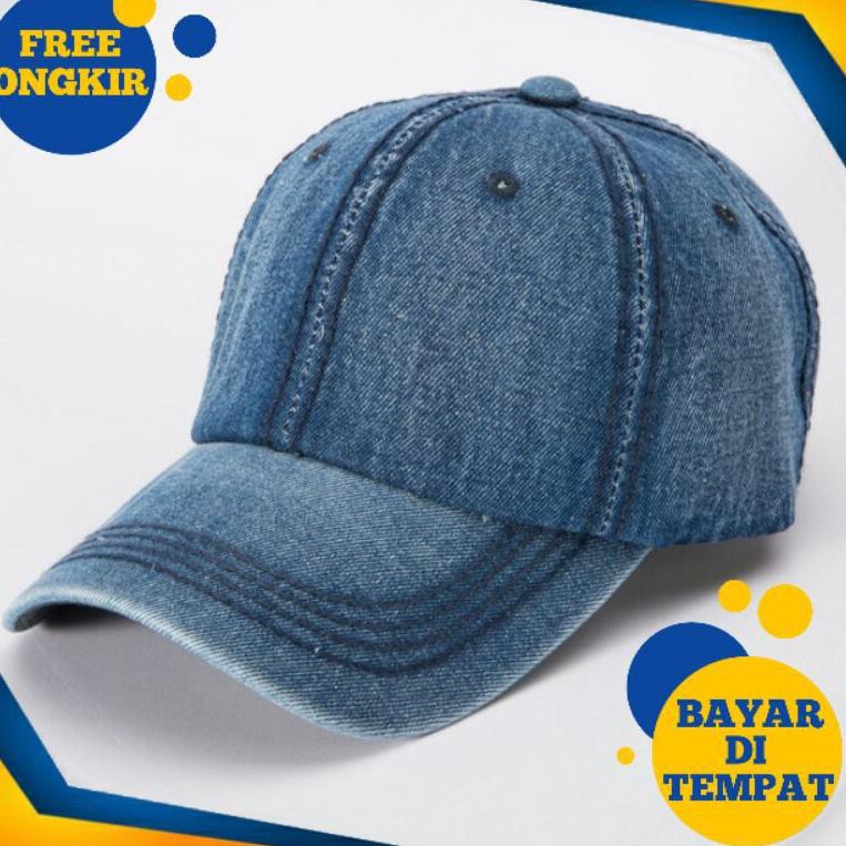 Diskonnn| Topi Levis Pria Import Original Denim Topi Baseball Topi Cowok Remaja Model Terbaru Fashio