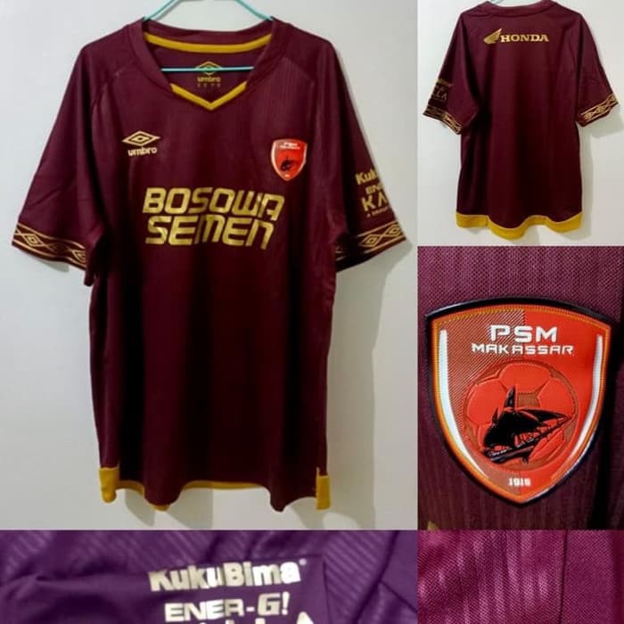 Jersey Baju Bola PSM Makassar Home 2019 2020 Grade Ori Top Quality