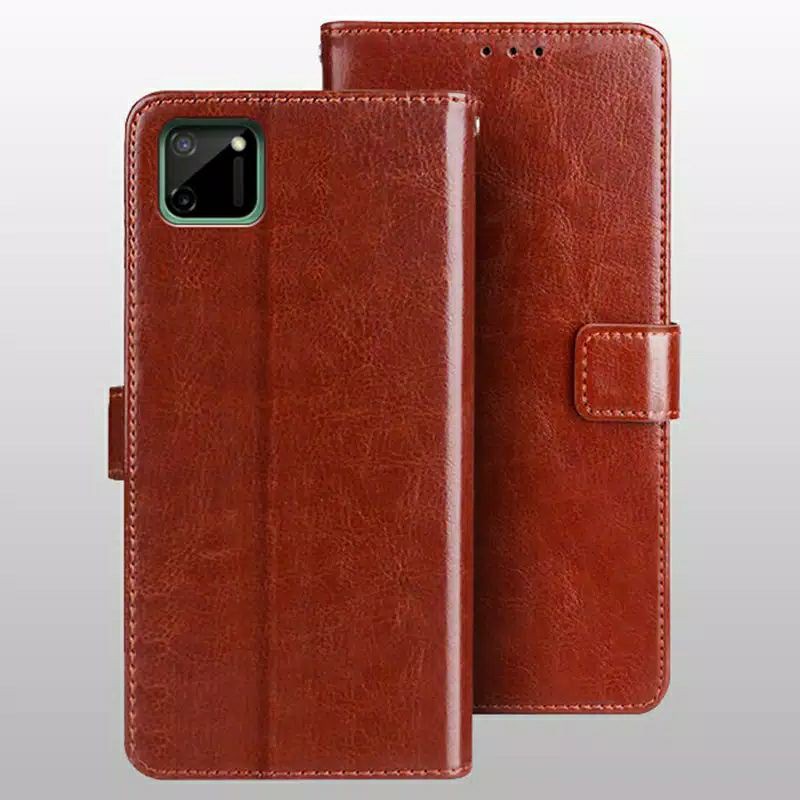 Casing Dompet Realme C11 Wallet Leather Case Casing Kulit Flip Cover RealmeC11