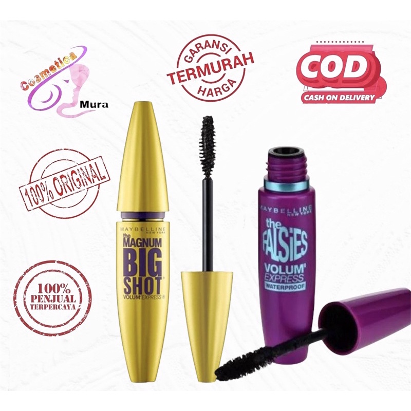 *mascara murah* [ harga pcs ] Maskara maybeline silver - maskara maybelline silver / ungu