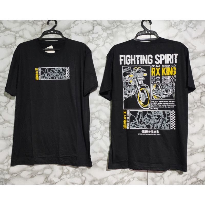 Kaos oblong RX king hitam distro