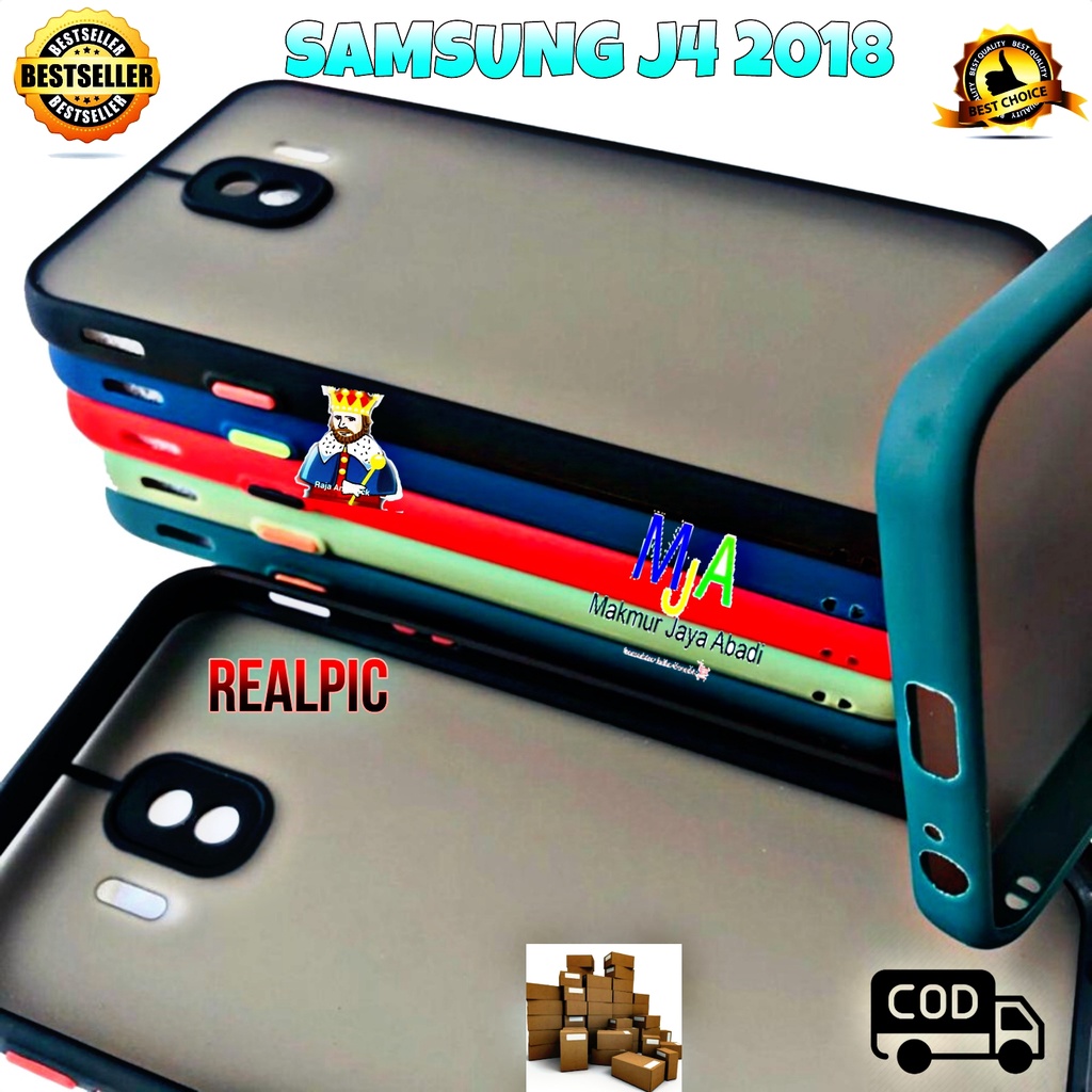 SOFTCASE SAMSUNG GALAXY J4 2018 - CASE MATTE FULL COLOUR MY CHOICE BUMPER CASE PELINDUNG KAMERA